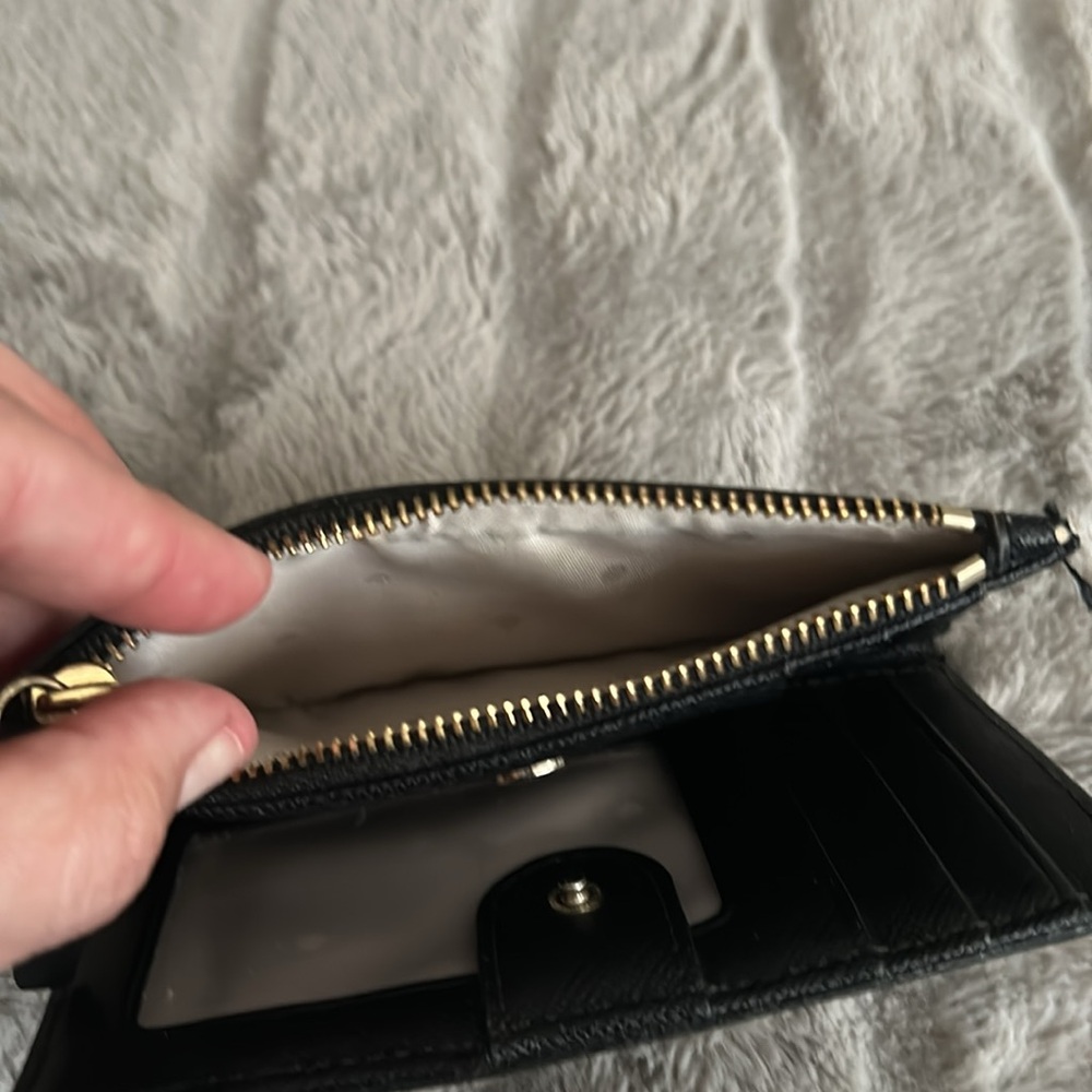 Kate Spade Black and White Heart Clutch - Picture 5 of 7